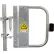 Kee Safety® Self-Closing Safety Gate, 19.5" - 23" Length, Galvanized