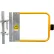Kee Safety® Self-Closing Safety Gate, 31.5" - 35" Length, Safety Yellow