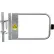 Kee Safety SGNA036GV Self-Closing Safety Gate, 34.5" - 38" Length, Galvanized