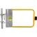 Kee Safety SGNA036PC Self-Closing Safety Gate, 34.5" - 38" Length, Safety Yellow