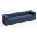 KFI Studios Conversa 3 Person Sofa, Connelly Blue Jay Fabric