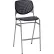 KFI Perforated Stack Stool - Plastic - Black