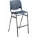 KFI Studios Bar Stool, Polypropylene Seat & Back, 400 lb. Capacity, Navy