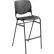 KFI Studios Bar Stool, Polypropylene Seat & Back, 400 lb. Capacity, Black