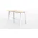 KFI Studios Midtown Conference Table, HPL, 72"L x 36"W x 41"H, Maple Finish, White Frame