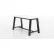KFI Studios Midtown Conference Table, HPL, 84"L x 36"W x 30"H, Designer White Finish, Black Frame