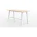 KFI Studios Midtown Conference Table, HPL, 84"L x 36"W x 41"H, Maple Finish, White Frame