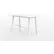 KFI Studios Midtown Conference Table, HPL, 84"L x 36"W x 41"H, Designer White Finish, White Frame