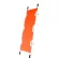 Kemp USA Folding Pole Stretcher, Orange