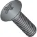 4-40X1/4 Phillips Oval Head Machine Screw Fully Threaded Black Oxide, Pkg of 10000