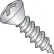 #4 x 1/2 Phillips Oval Self Tapping Screw Type AB Fully Threaded 18-8 Stainless - Pkg of 5000