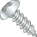 6-18X3/4 Phillips Full Contour Truss Self Tapping Screw Type A Full Thread Zinc And Bake 10000 pcs
