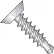 #8 x 3/4 Phillips Flat Undercut Full Thread Self Drilling Screw 18-8 Stainless Steel - Pkg of 5000