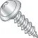 8-15X1 1/2 Phillips Round Washer Self Tapping Screw Type A Fully Threaded Zinc And Bake 3000 pcs