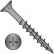 #8 x 3 Phillips Flat Head w/ Nibs Deep Thread Wood Screw w/ Type 17 Point Black Oxide- Pkg of 1600