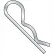 .093x2 5/16 Hitch Pin Clip Zinc, Pkg of 2000
