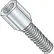 4-40X1/4  3/16 Hex Jackscrew Male Zinc, Pkg of 2000