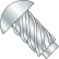 #10 x 1/2 Round Head Type U Drive Screw Zinc Bake - Pkg of 8000