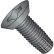 10-24X3/4 Phillips Flat Undercut Thread Cutting Screw Type F Fully Threaded Black Oxide0 7000 pcs