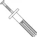3/16X1 1/2 Round Head Nail In Anchor Nylon, Pkg of 100