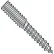 10-24x1 3/4 Hanger Bolt Full Thread Zinc, Pkg of 1500