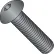 10-32 x 3/4 Fine Thread Button Head Socket Cap Screw - Plain - Pkg of 100