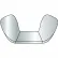 10-32  Cold Forged Wing Nut 18 8 Stainless Steel, Pkg of 500