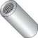 8-32 x 3/8 One Quarter Round Standoff - Stainless Steel - Pkg of 500