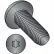 1/4-20X1/2 6 Lobe Pan Taptite Alternative Thread Rolling Screw Fully Thrd Black Oxide & Wax 4000 pcs