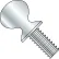 1/4-20 x 5/8" Thumb Screw w/ Shoulder - FT - Zinc - Pkg of 600
