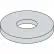 1/4" x 1-1/4" Fender Washer - Steel - Hot Dip Galvanized - Pkg of 20 Lbs.