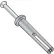 1/4X2 Mushroom Head Hammer Drive Anchor Zinc, Pkg of 100