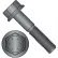1/4-20 x 2 Hex Head Flange Frame Bolt - Grade 8 Black Phosphate - Pkg of 1000