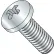 1/4-20X2 Phillips Pan Machine Screw Fully Threaded Zinc, Pkg of 1000