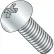 1/4-20X2 1/4 Phillips Round Machine Screw Fully Threaded Zinc, Pkg of 1000