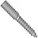 1/4-20 x 2-1/2 Hanger Bolt Fully Threaded - 18-8 Stainless Steel - Pkg of 100
