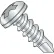 #14 x 2-1/2 Phillips Pan Full Thread Self Drilling Screw Zinc Bake - Pkg of 800