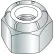 1/4-20  NE  Nylon Insert Hex Lock Nut Zinc, Pkg of 2000