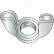 1/4-20  Stamped Wing Nut Zinc, Pkg of 2000