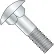 3/8-16 X 12 Carriage Bolt - Grade 2 - Partial Thread - Round Head - Square Neck - Zinc - Pkg Of 60