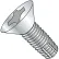 3/8-16X5 Phillips Flat Thread Cutting Screw Type F Fully Threaded Zinc Bake, Pkg of 225