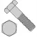 5/8-11X4 Hex Machine Bolt Galvanized Hot Dip Galvanized, Pkg of 90
