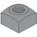 3/4-10  Heavy Square Nut Plain, Pkg of 100