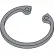 .875 Internal Retaining Ring Phosphate, Pkg of 1000