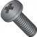 M6-1.0X16 Din 7985A Metric Phillips Pan Machine Screw Full Thread Class 4.8 Black Ox Oil 700 pcs
