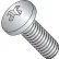 M6-1.0X16  Din 7985 A Metric Phillips Pan Machine Screw Full Thread 18 8 Stainless Steel,700 pcs