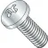 M8-1.25X12 Din 7985 A Metric Phillips Pan Machine Screw Zinc, Pkg of 500
