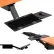 Uncaged Ergonomics KT2-B Adjustable Standing Desk Keyboard Tray, Black