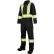 Tough Duck Insulated Safety Coverall, XS, Black