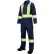Tough Duck Insulated Safety Coverall, XL, Navy